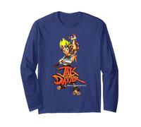 PlayStation Jak and Daxter Classic Duo Pose and Logo Long Sleeve T-Shirt
