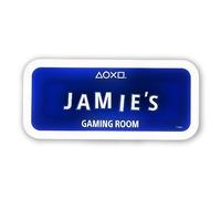 PlayStation Light up Room Sign - Officially Licensed Customisable Gaming Room Decor, Stickers for Personalisation Included, LED Light Powered by 3xAAA Batteries | Paladone