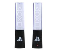 PlayStation Liquid Dancing Lights - Officially Licensed, Two Sound Reactive Fountains, Mood Lighting for Gaming Room or Desk Accessories, Gift for Gamer, Powered by USB | Paladone