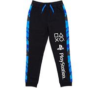 PlayStation Lounge Pants For Boys | Kids Blue Black Drawstring Camo Pyjamas Trouser Joggers | Game Console Pjs Merchandise Gifts 5-6 Years