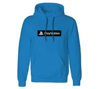Playstation Men's Box Logo Hoodie in Blue | Size: Medium Playstation Blue M