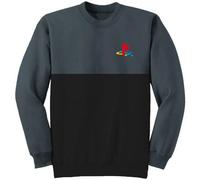 Playstation Men's Classic Logo Sweatshirt in Black | Size: XL Playstation Black XL