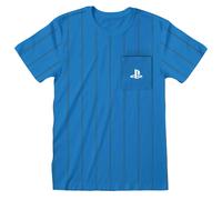 Playstation Men's Pocket T-Shirt in Blue | Size: 2XL Playstation Blue 2XL