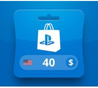 PlayStation Network USD 40 Gift Card US