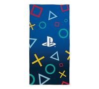 PlayStation Officially Licenced 100% Cotton Towel | Super Soft Feel | Scatter Design | Perfect The Home, Bath, Beach & Swimming Pool | Multicoloured | One Size 140cm x 70cm