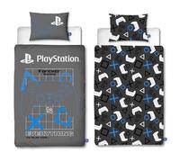 PlayStation Officially Licensed Single Duvet Cover Set | Gamers Design Reversible 2 Sided Bedding Including Matching Pillow Case | Perfect For Kids Bedroom | Polycotton