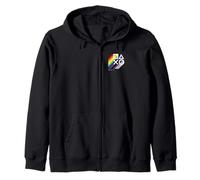 PlayStation Pride LGBTQIA Collection Stacked Pocket Logo Zip Hoodie