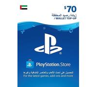 PlayStation Store Gift Card UAE $70 USD PS5 / PS4 | PSN UAE Account