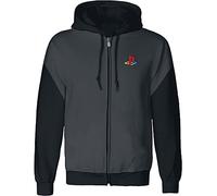 PlayStation Unisex Adult Classic Logo Hoodie (XL) (Black)