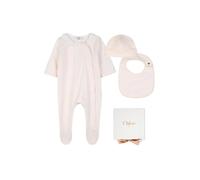 Playsuit- Hat & Bib Set - unisex - Chloé - Kids Sets - Pink - 3 M | 62 CM - Kids 3 M | 62 CM