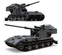 PlaySynthe Army Tank Building Blocks Kits, E-100 WT Weapon Transport Vehicle Building Set, WW2 Military Vehicle Bricks Model Toys, Gifts for Adults and Military Fans, 2036 PCS