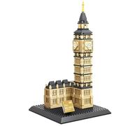 PlaySynthe Elizabeth Tower Building Blocks Set, 892 PCS Big Ben Bricks Toy, STEM Architecture Building Kits for Adults, Gifts for Landmark House Enthusiasts
