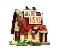 PlaySynthe Gravity House Building Sets, 1108 PCS Mystery Shack House Building Blocks Toy, Collectible Anime Town Architecture Bricks Model, Gift for Adults and Teens