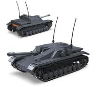 PlaySynthe Military Tank Building Block Kits, 639 PCS Sturmpanzer IV Tank Building Set, WW2 Germany Military Vehicles Brick Model Toys, Gifts for Adults and Fans