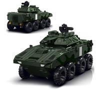 PlaySynthe Military Tank Building Block Kits, 749 PCS LAV-C1 Infantry Fighting Vehicle Building Set, Military Tank Brick Model Toys, Gifts for Adults and Fans