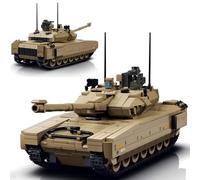 PlaySynthe Military Tank Building Block Kits, 924 PCS M1A4 Main Battle Tank Building Set, Military Vehicle Brick Model Toys, Gifts for Adults and Fans