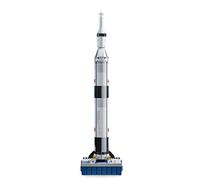 PlaySynthe Space Rocket Building Block Set, 846 PCS DIY Rocket Ship Building Model with Launch Stand, Cool Collectible Space Exploration Bricks Model Toys, Gift for Adults and Boys
