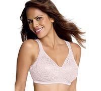 Playtex 18-Hour Ultimate Lift Wireless Bra, Wirefree Bra with Support, Full-Coverage Wireless Bra for Everyday Comfort, Sandshell, 36D