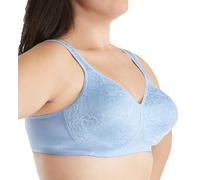 Playtex 18-Hour Ultimate Lift Wireless Bra, Wirefree Bra with Support, Full-Coverage Wireless Bra for Everyday Comfort, Zen Blue, 42C