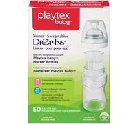 Playtex Baby Nurser Drop-Ins Baby Bottle Disposable Liners, Closer to Breastfeeding, 4 Ounce - 50 Count