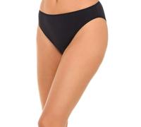 Playtex Bikini Brief Essential Cotton Women x2, Black, S
