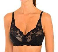 Playtex Bra Essential Elegance Wireless Lace Women x1, Black, 40B