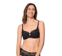 Playtex Bra New Flower Elegance Balconette Women x1, Black, 36DD