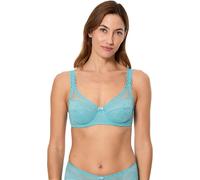 Playtex Bra Woman Playtex Classic Lace Support Recycled Underwire Bra x1, Blue, 36DD