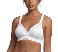 Playtex Bra Woman Classic Lace Support Recycled Soft Cup Bra x1, White, 36D