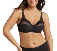 Playtex Bra Woman Classic Micro Support Underwire Bra x1, Black, 38F