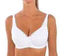 Playtex Bra Woman Classic Organic Cotton Support Non-Wire Bra x1, White, 42B