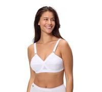 Playtex Bra Woman Cross Your Heart Non-Wire Bra x1, White, 38DD