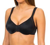 Playtex Bra Woman Expert in Silhouette Minimiser Bra x1, Black, 36DD