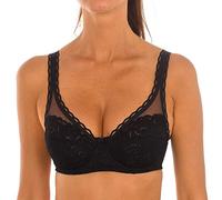 Playtex Bra Woman Playtex Classic Lace Support Recycled Underwire Bra x1, Black, 34B