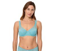 Playtex Bra Woman Playtex Classic Lace Support Recycled Underwire Bra x1, Blue, 38DD