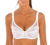 Playtex Bra Woman Playtex Classic Lace Support Recycled Underwire Bra x1, White, 38C