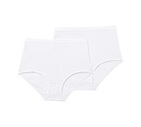Playtex Brief Woman Maxi Organic Cotton Ultra-Comfort x2, White, M