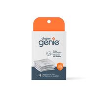 Playtex Diaper Genie Carbon Filter, Ideal for use with Diaper Genie Complete, Odor Eliminator, 4 Pack