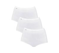 Playtex Womens Essential Cotton Maxi 3 Pack Brief, White, 24 UK