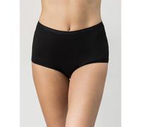 Playtex Maxi Organic Cotton High Waist Panties 2 Units Black 3XL Woman