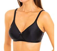 Playtex Micro Support Satin Wire-Free Bra Women x1, Black, 42C
