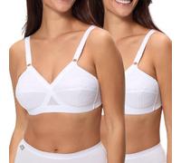 Playtex Pack Cross Your Heart Non-Wire Classic Bras Woman x2