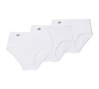 Playtex Pack of 3 Cotton Stretch Briefs maximum comfort Woman x3, White, XXL