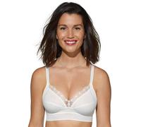 Playtex Bra Woman Feel Good Support Organic Cotton Non-Wire Bra x1, White, 38B