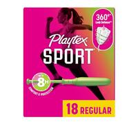 Playtex Sport Tampons, Regular Unscented 18 each (Pack of 1)