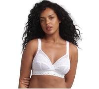 Playtex Bra Woman Classic Lace Support Recycled Soft Cup Bra x1, White, 36D