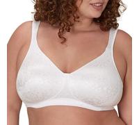 PLAYTEX Women's 18-Hour Ultimate Lift Wireless Full-Coverage Bra, Single Or 2-Pack, Opaque, White Animal, 38B