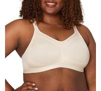 Playtex Women's 18 Hour Active Breathable Comfort Wireless Bra, Full Coverage Bra, Smoothing Support, Light Beige, 38D