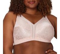 Playtex Women's 18 Hour Comfort-Strap Wireless, Full-Coverage Bra, Single Or 2-Pack, Opaque, Pretty Blush, 36D
