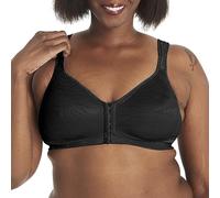 Playtex Women's 18 Hour Front Close Wirefree Back Support Posture Full Coverage Bra USE525, Black, 36B